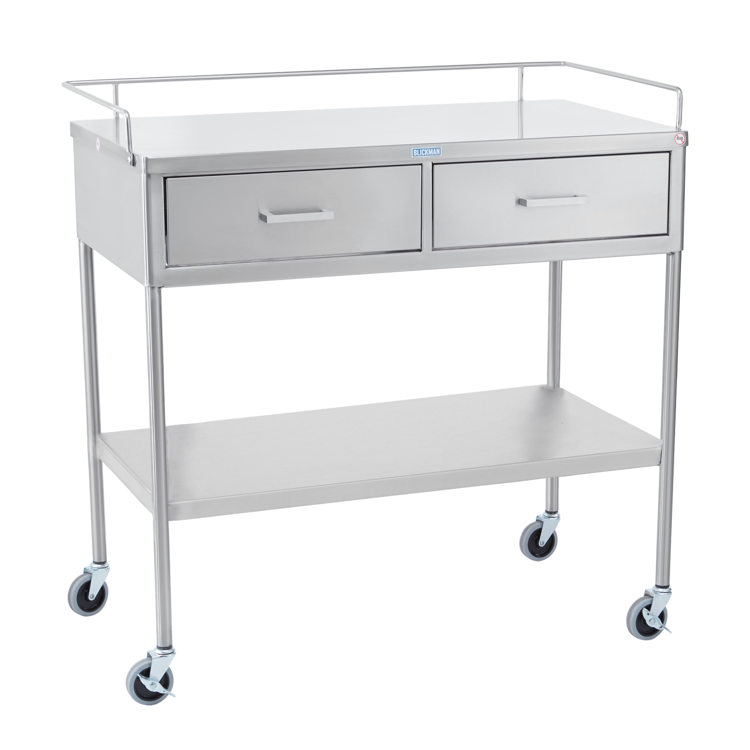 7856SS(-SH) Crescent Utility Table with Shelf or H-Brace (Standard